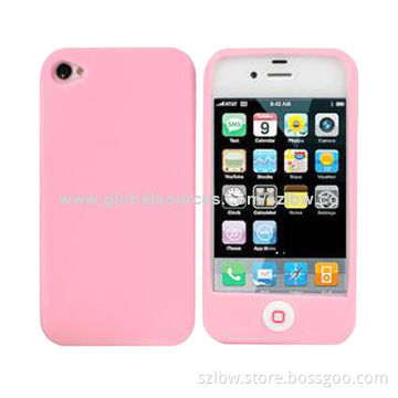 Silicone Cases for iPhone 6 with Chocolate Bean Flexible Home Key Button